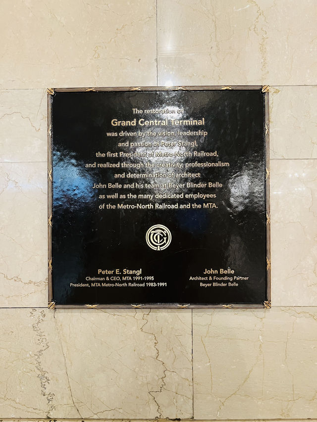 [紐約旅遊］Grand Central Terminal-紐約最美車站🏛️