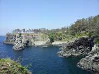 Jeju’s lone guardian of the sea: Oedolgae Rock