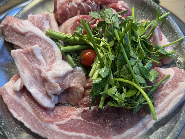 광주 상무지구 삼겹살 맛집, 쟁반집8292