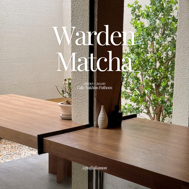 #คาเฟ่มัทฉะ ♡ Warden Matcha Bar & Space  🍵🍃 