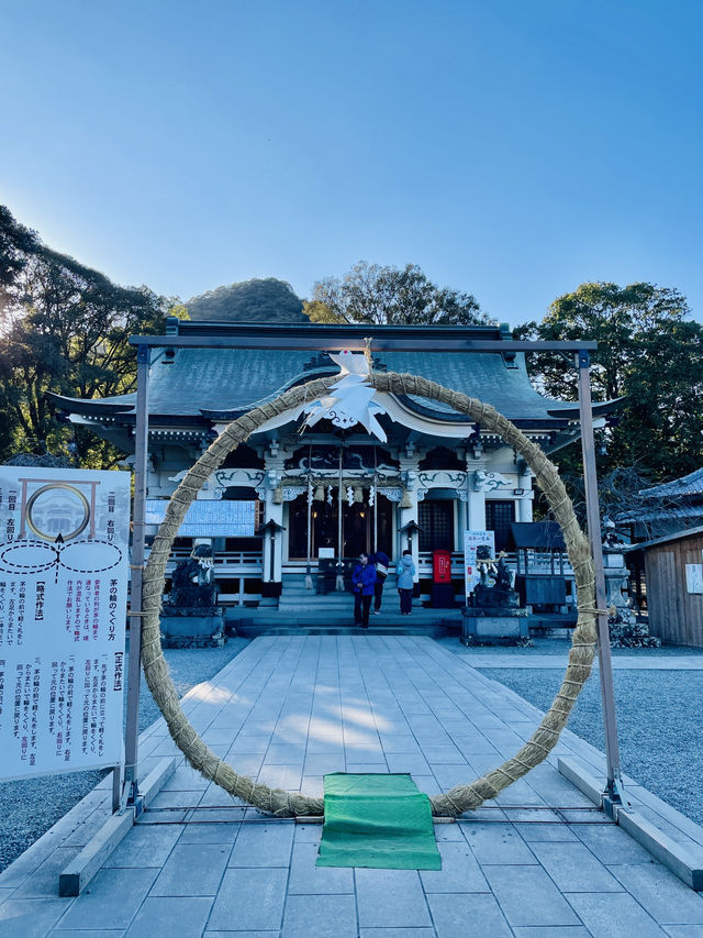 佐賀｜三千年神木跟茅之輪除厄 溫泉鄉武雄神社求愛情傘簽