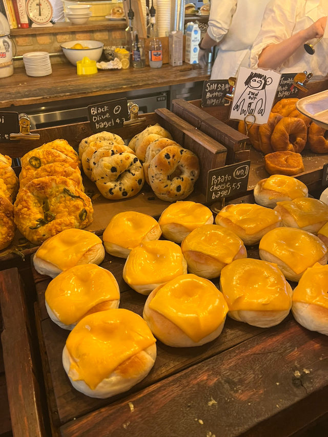 เบเกิลชื่อดัง london bagel