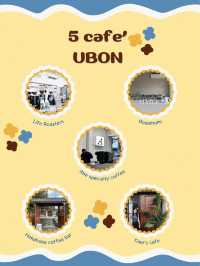 5 cafe' in Ubonratchathani ☕️🥯