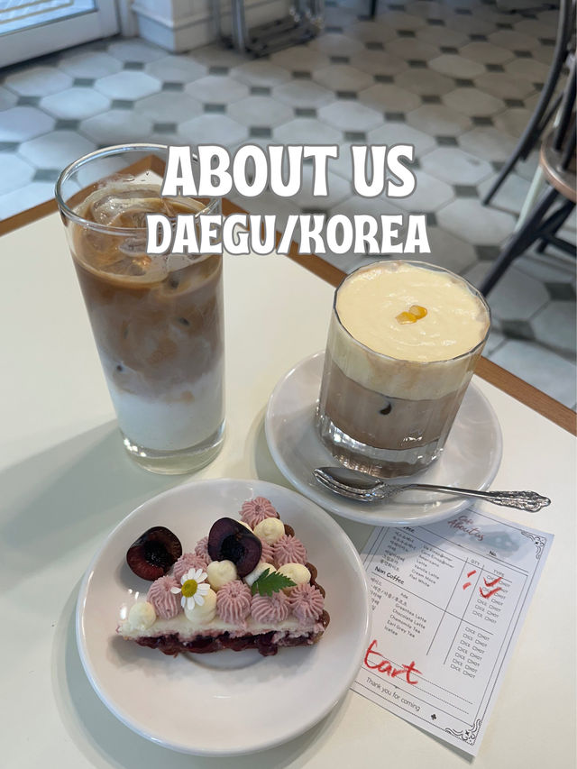 【韓国/大邱】春にぴったり！可愛いタルトのあるカフェ🍒