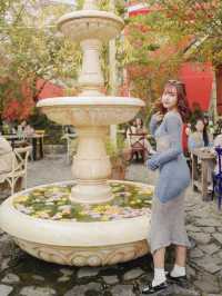 首爾🇰🇷浪漫歐陸風花花噴泉cafe⛲️