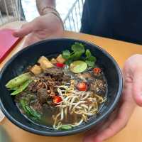 spacious eatery with good service