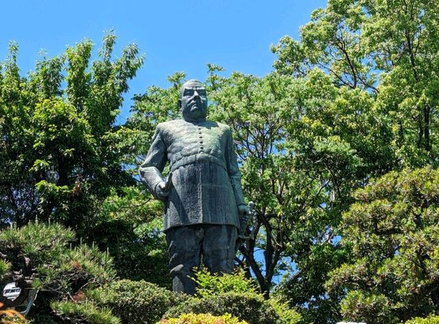 【鹿児島】西郷隆盛の像と愛犬の置物を撮影！