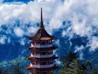 “The Heavenly Gateway: Chin Swee Temple Above the Clouds”