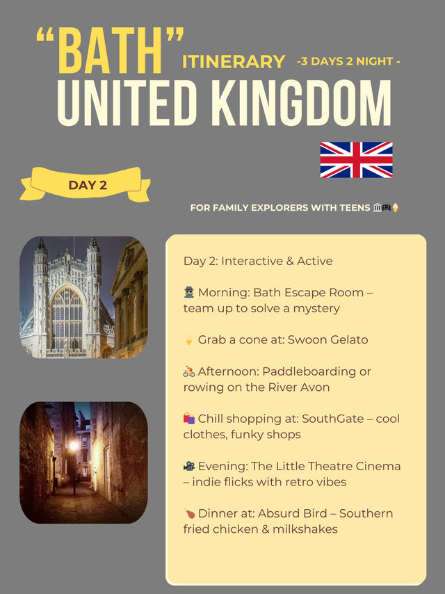 Bath 3-days itinerary 🫶