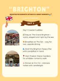 Brighton 3-days itinerary 💛