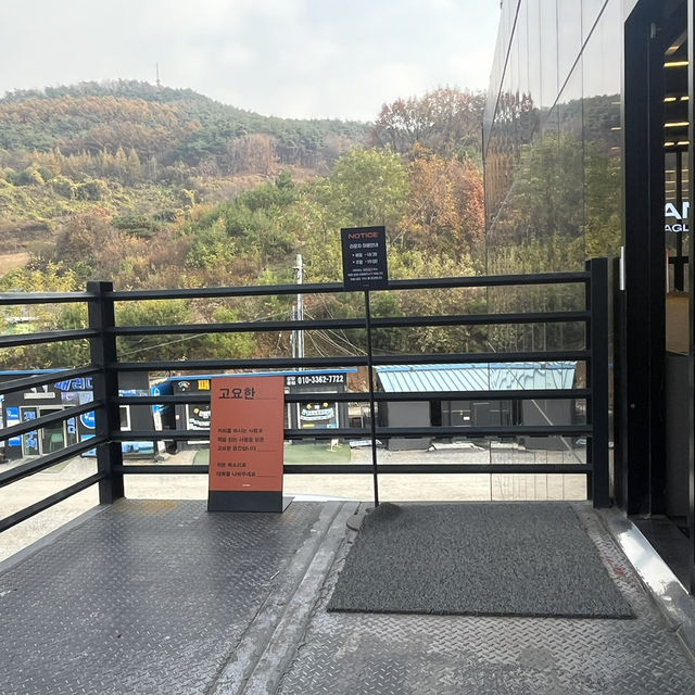 하늘과 맞닿은 순간, 단양 카페산