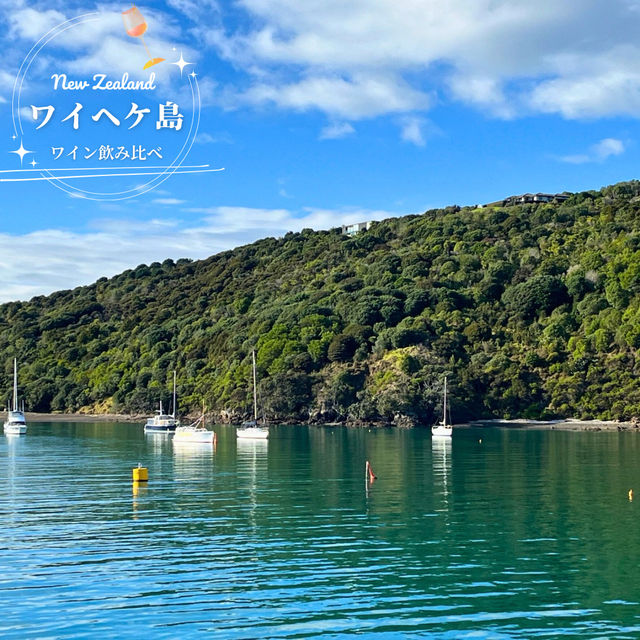 【NZ】🍷ワイヘケ島ワイナリー巡りと、虹と映画に出会えた一日🌈