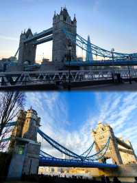 欣賞 倫敦塔橋 (Tower Bridge)🌉 好地方Costa Coffee☕️