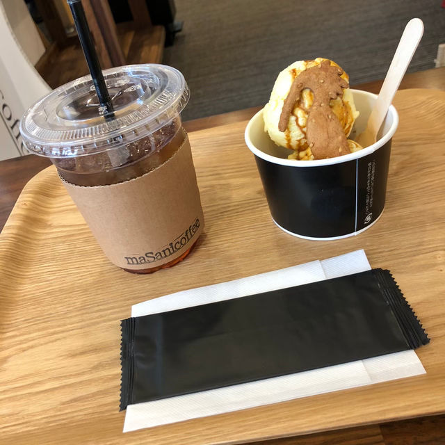 【新潟/佐渡🇯🇵】フェリーターミナル内にある☕ maSanicoffee