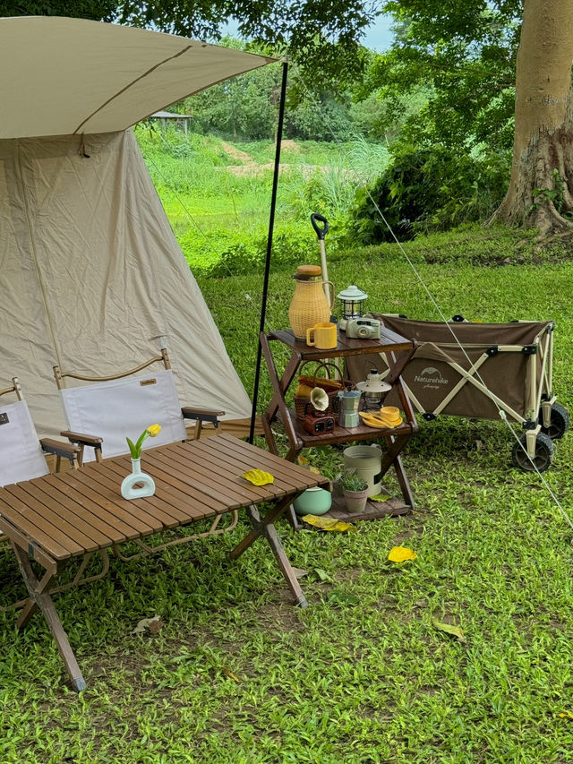 คาเฟ่สวนผึ้ง สไตล์แคมป์ปิ้ง 🏕️🍃