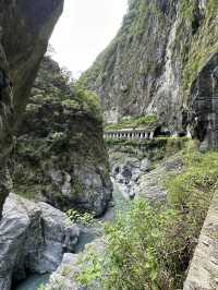 Walking through stone and time at Tunnel of Nine Turns, Hualien