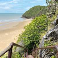 หาดลับปราณบุรี หาดคุ้งทราย