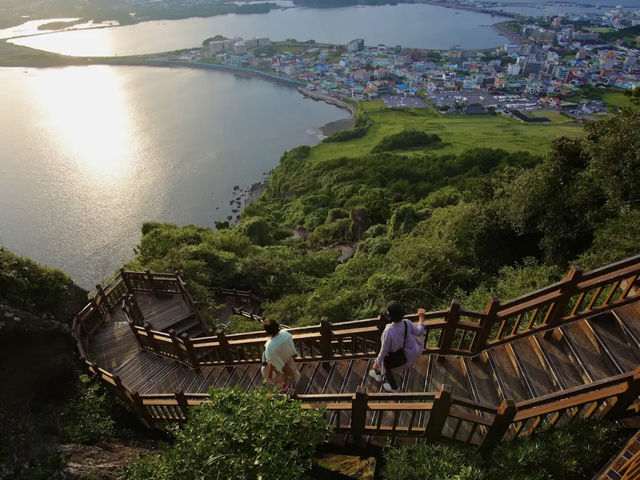 성산일출봉 유채꽃과 감성 카페 코스 (한국어 작성)