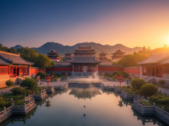 중국 시안여행 현종과 양귀비의 이야기가 담긴 화청궁