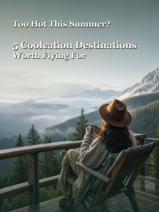🌿 Too Hot This Summer? Here Are 5 Coolcation Destapes Worth Flying For ❄️
