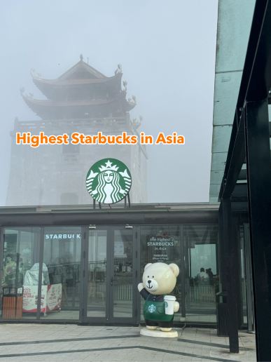 Highest Starbucks In Asia Country! Vietnam