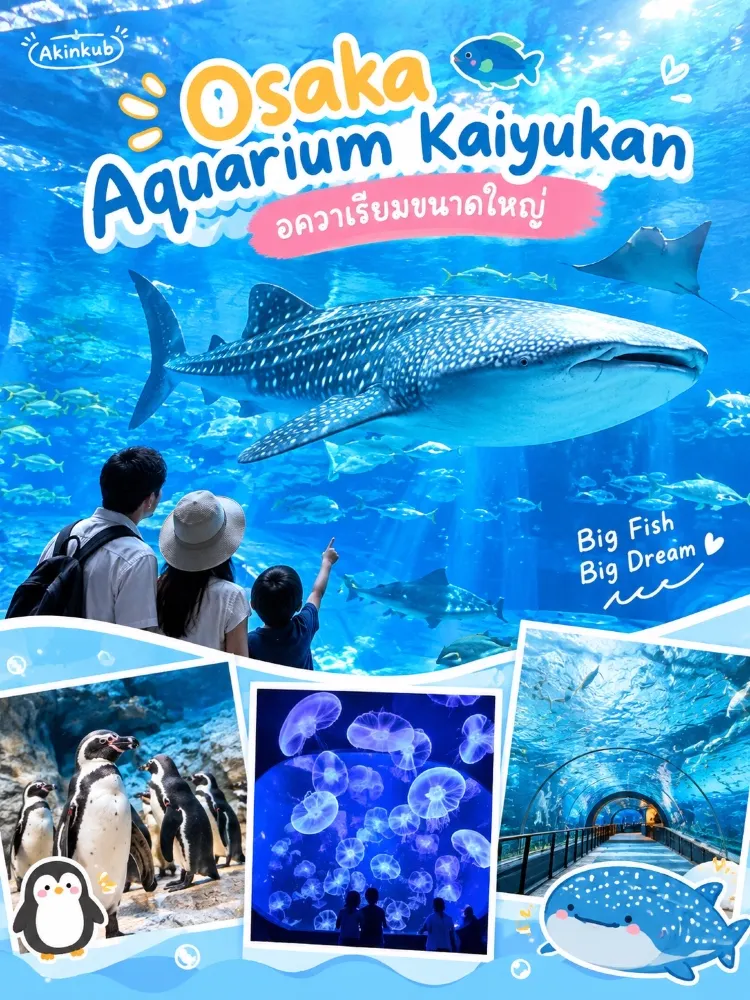 大阪親子遊好去處,帶埋小朋友一齊去海遊館 (Osaka Aquarium Kaiyukan)