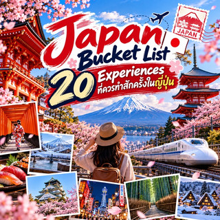 🎌 Japan Bucket List 20 Experiences ที่ควรทำสักครั้งในญี่ปุ่น 🇯🇵