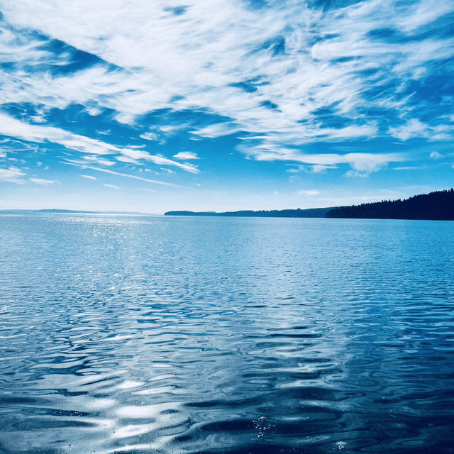 The beauty of the eternal sea!  