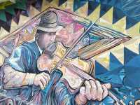 Walking around Otavalo town 