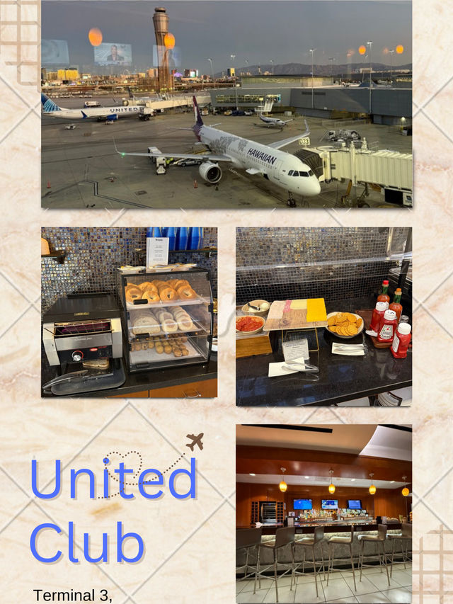“United Club T3, Las Vegas ที่พักผ่อนก่อนเดินทาง