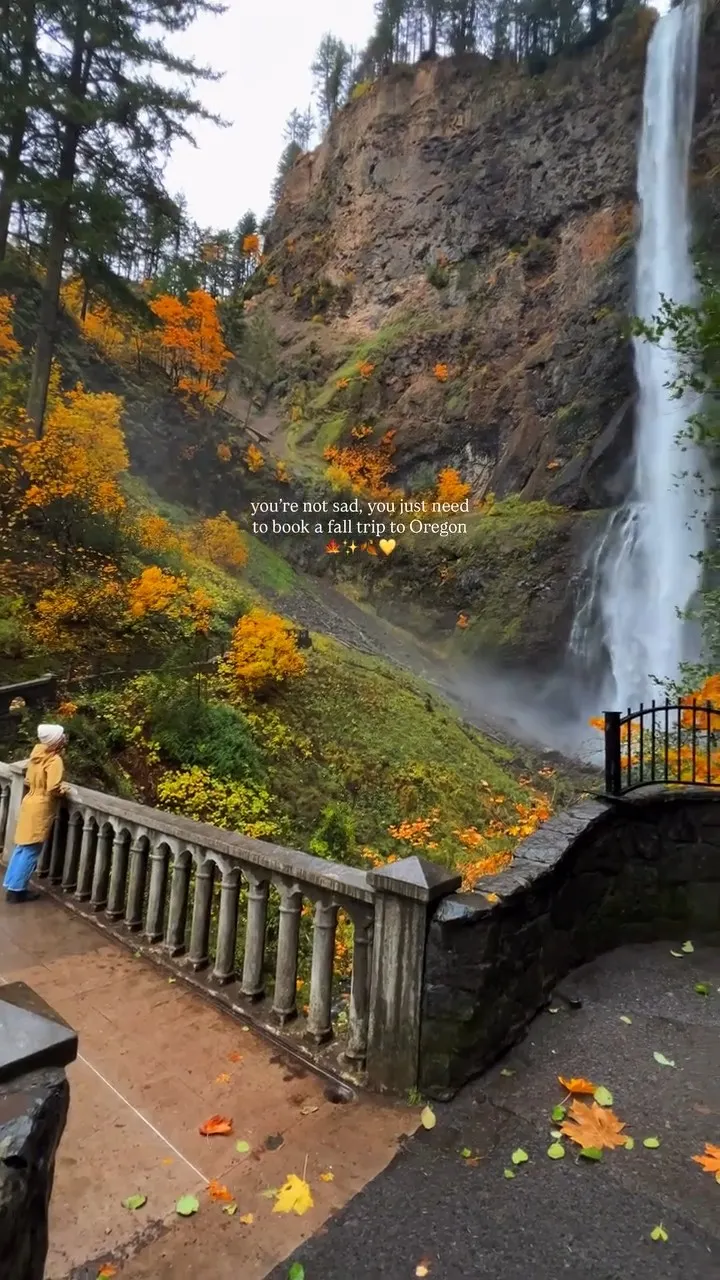You’re not sad, you just need to book a fall trip to Oregon 🍁✨💛