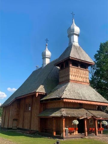 Скрытое сокровище Польши: Деревянный костел Матери Божией Розария в Ортеле-Крулевском-Первом