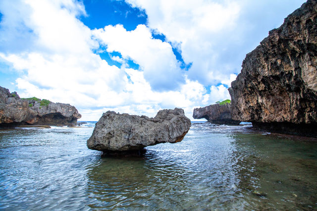 Saipan Island popular check-in spot: Crocodile Head Beach