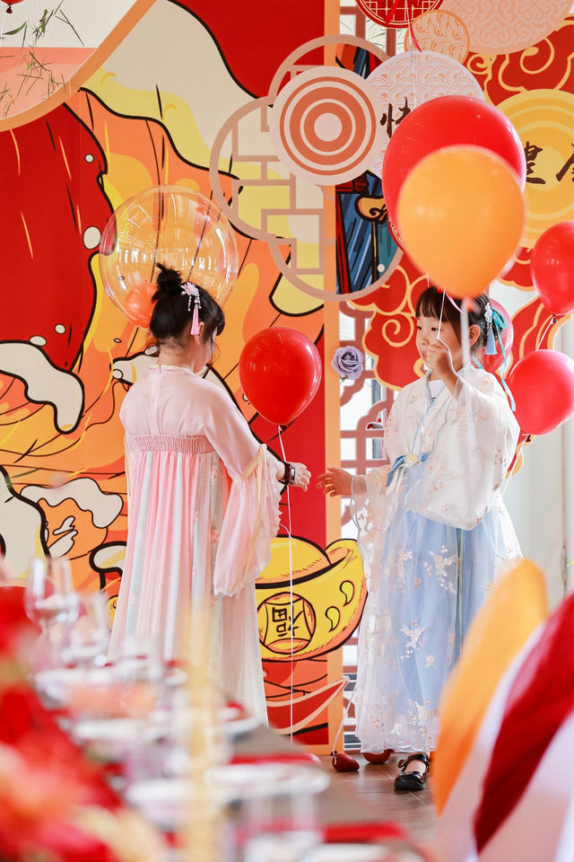唯美國風生日派對，國慶來沐心島過生日