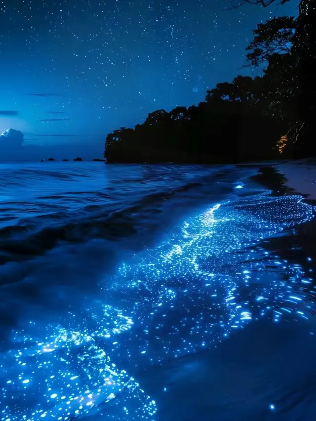 The Pingtan Island is known as the ceiling of blue tears in China