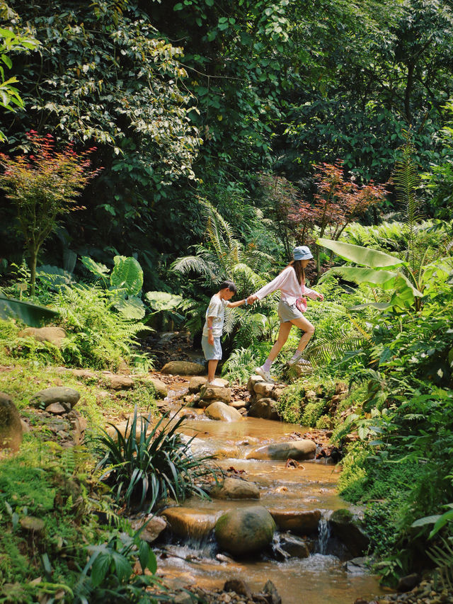 廣州週末/漫遊日系山村叢林溯溪桨板樂園