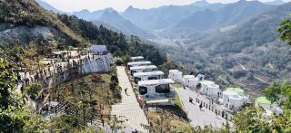 Hechi Yantan Beauty Peak, a camping site for star picking