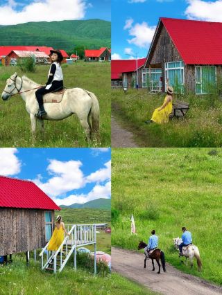 Per capita 100, we stayed in a fairytale-like cabin on the Hongyuan Grassland