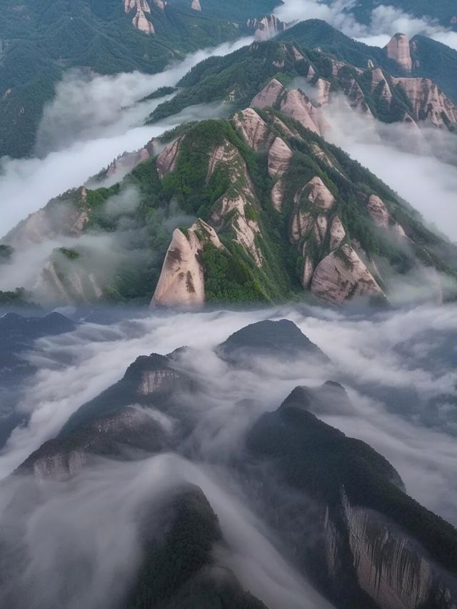 崀山景區!八角寨、天一巷、辣椒峰、扶夷江、紫霞峒這五大美景。