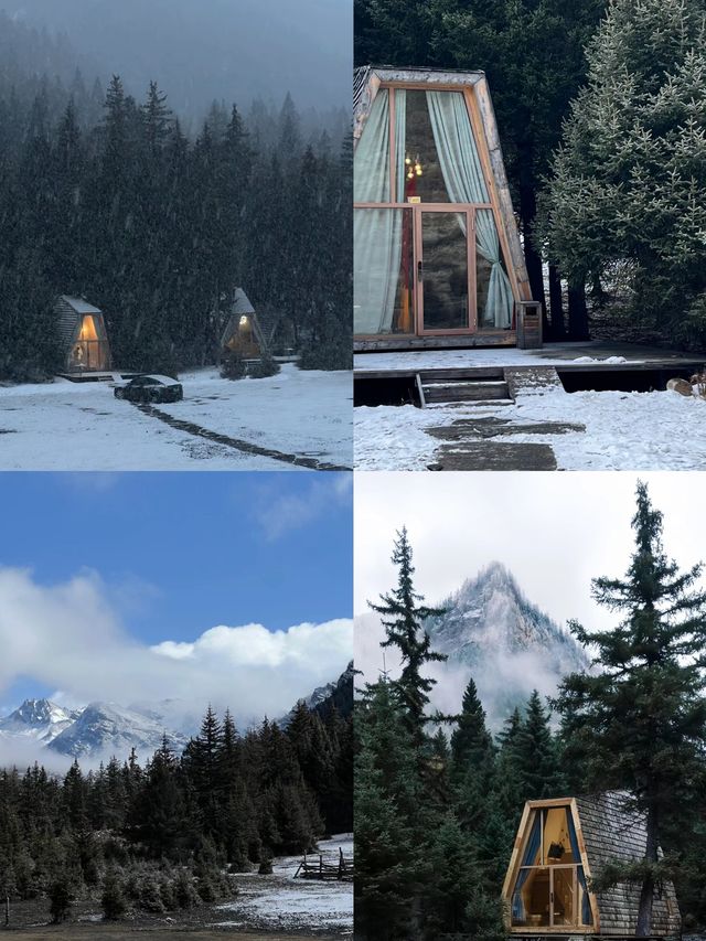 《國家地理》推介！四川西部雪山樹屋民宿。