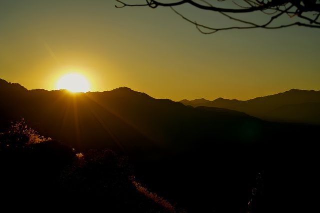 開車兩小時也要看的夕陽，在這座茶山。