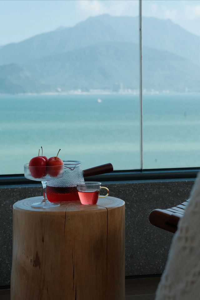 不想退房來深圳會一直住的海景酒店。
