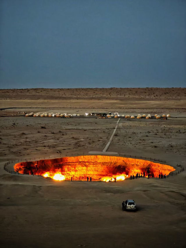 "Darvaza Gas Crater: The Gate of Hell"