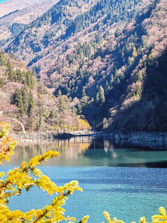 茂縣松坪溝，秋日美景未盡，初冬緊將至此