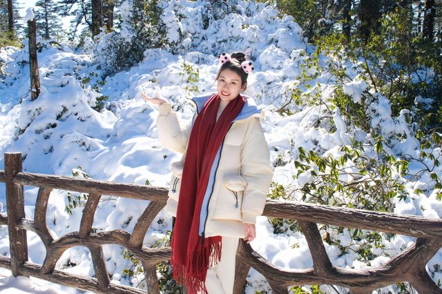 親子玩雪好去處·世界桌山·瓦屋山