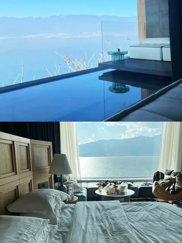 In Dali! I stayed in a stunning sunset sea view room, and it was so beautiful I cried!