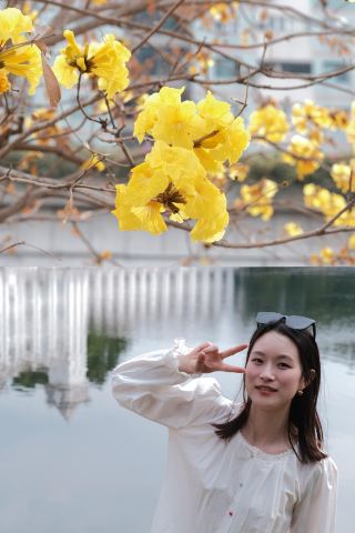 Step into a real-life wonderland at Liuhua Lake Park in Guangzhou this spring.