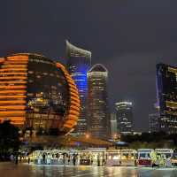 🌃 **Hangzhou Nights: Where Futuristic Glow Meets Timeless Charm!**  