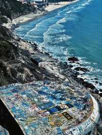 「無人機視角睇海陵島，上帝喺度打翻咗藍色顏料！」