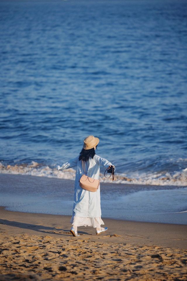 廈門黃厝沙灘 人生的浪漫 看海佔一半